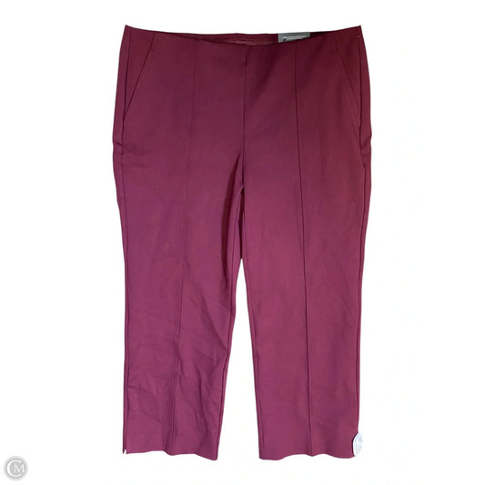 Pants Dress By Chicos In Maroon, Size: 16