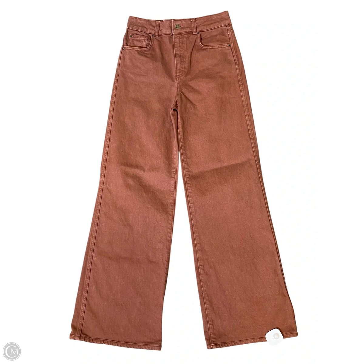 Jeans Designer By Sezane In Bronze, Size: 4
