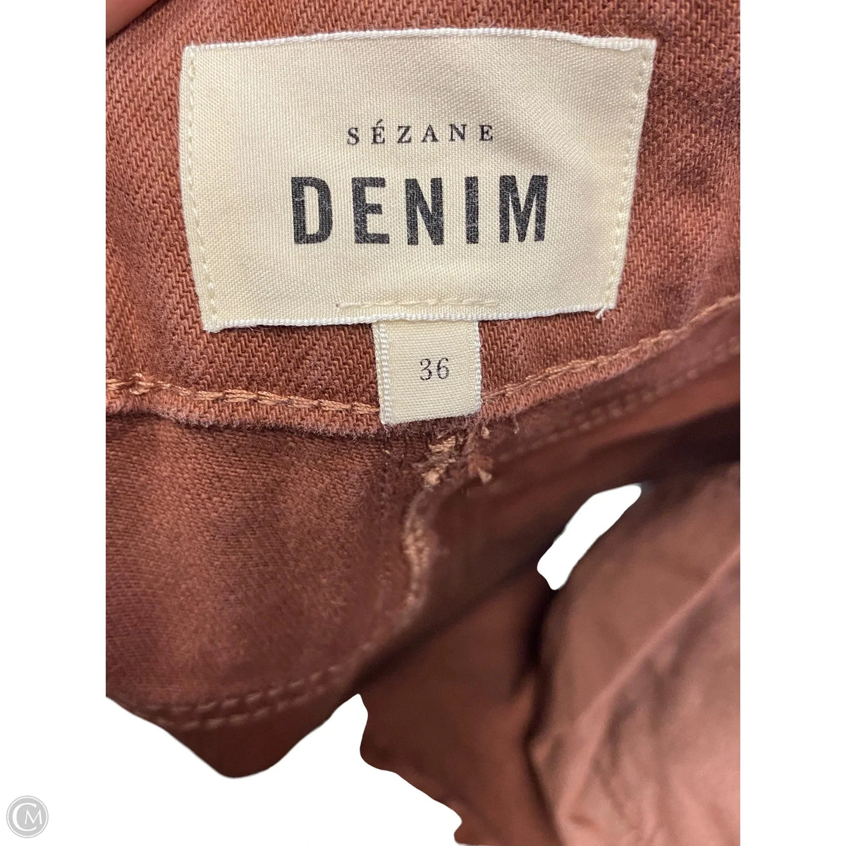 Jeans Designer By Sezane In Bronze, Size: 4