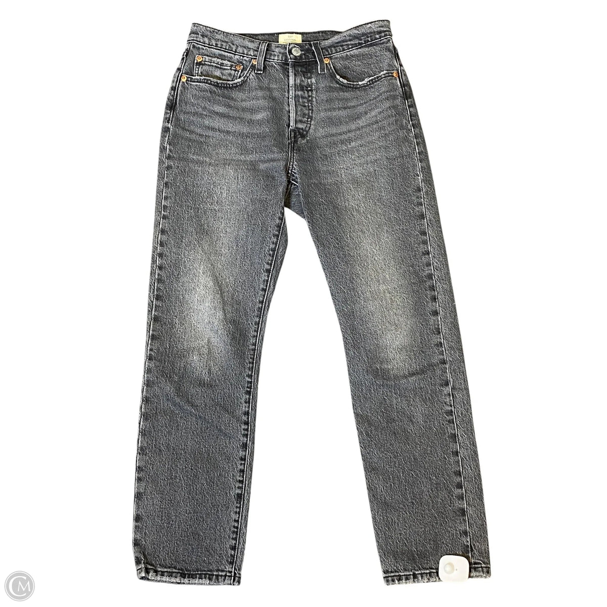 Jeans Straight By Levis In Black, Size: 26