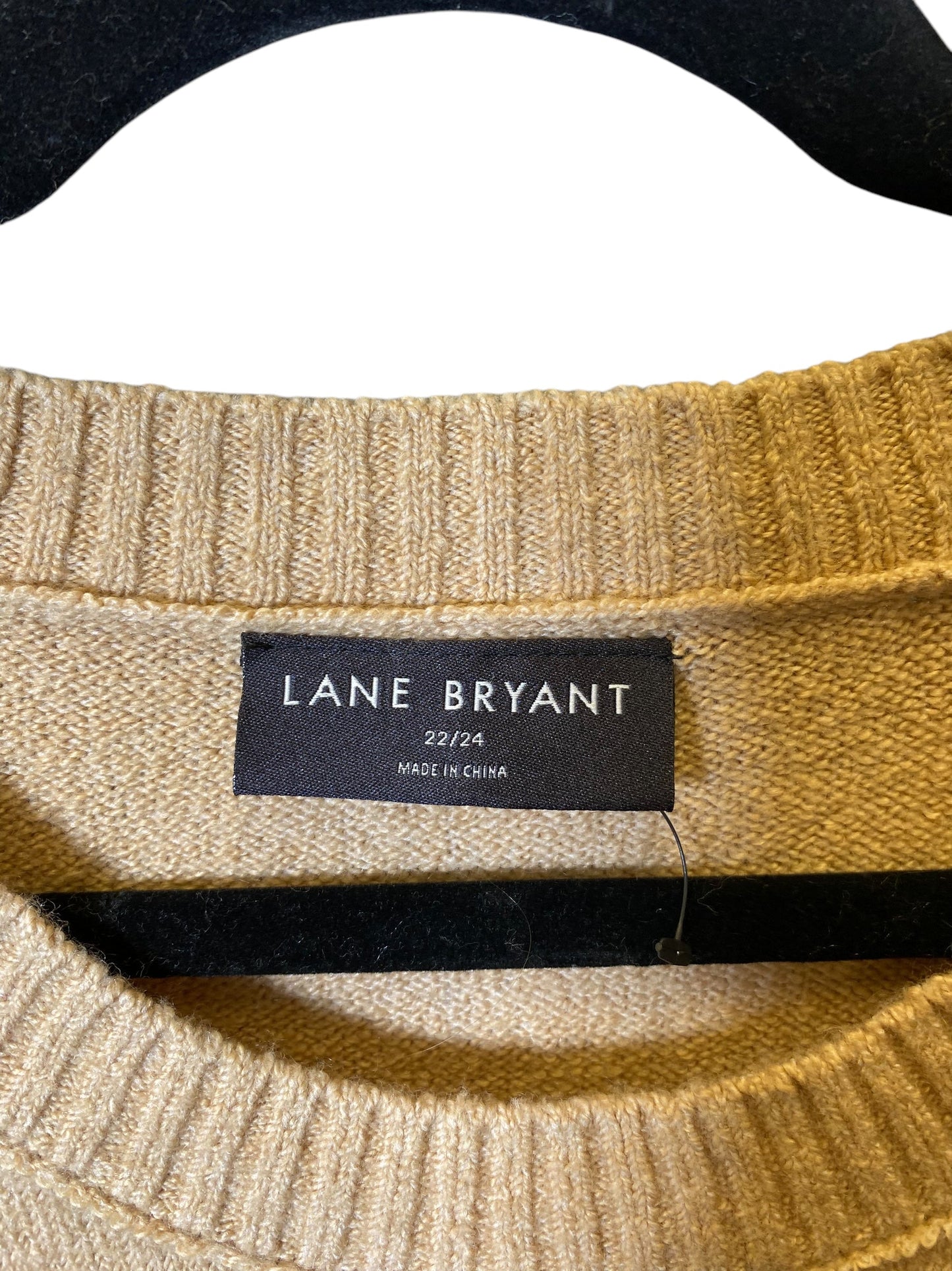 Sweater By Lane Bryant In Beige, Size: 3x