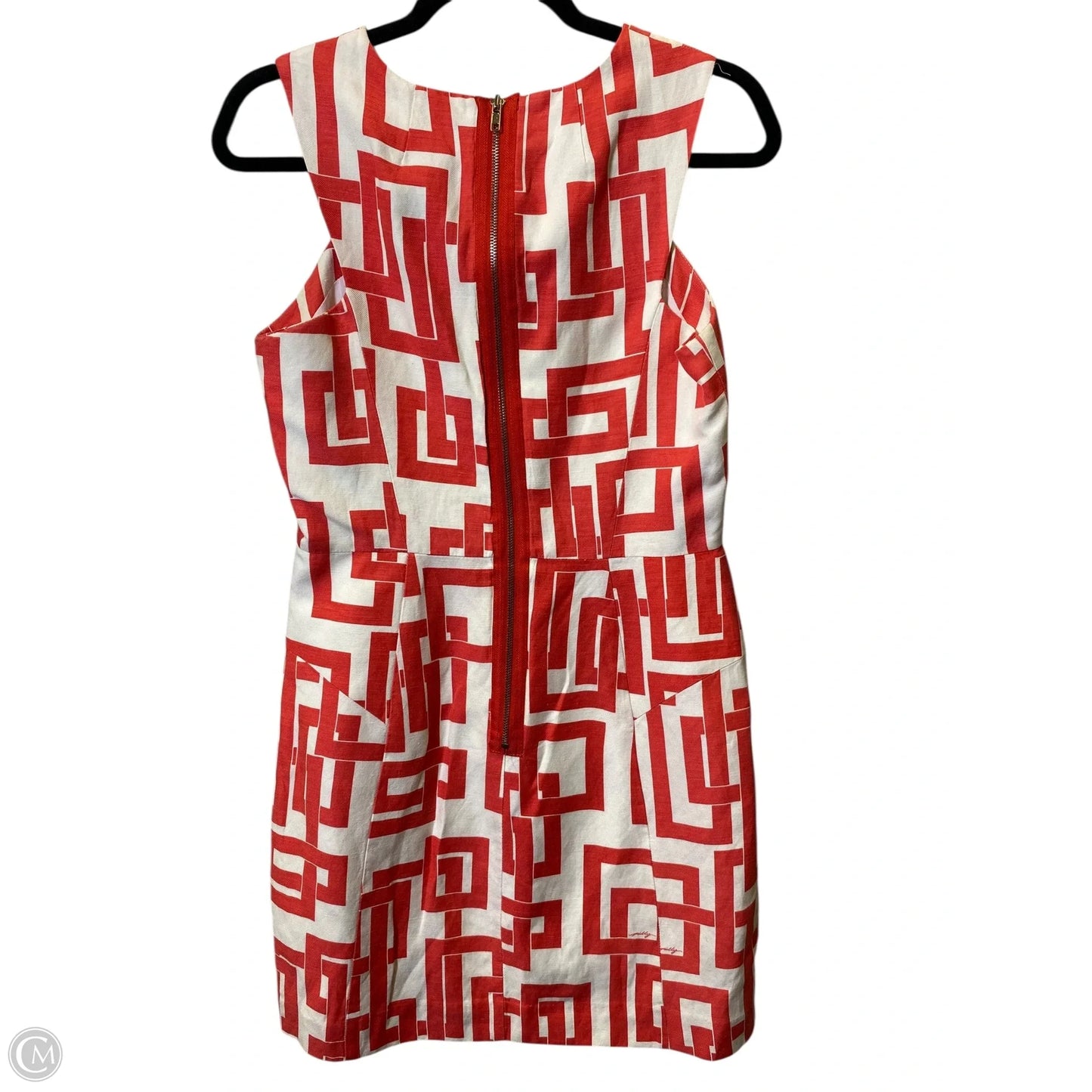 Dress Designer By Milly In Pink & White, Size: 8