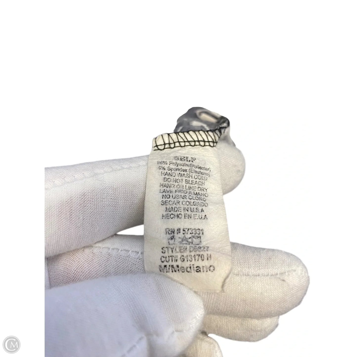 Dress Casual Midi By Gilli In Black & White, Size: M