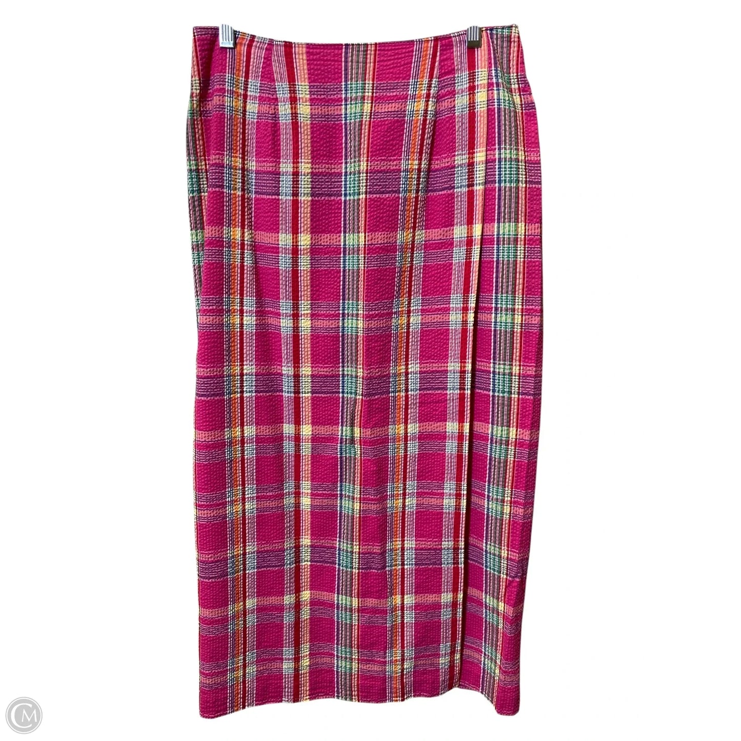 Skirt Midi By Talbots In Plaid Pattern, Size: 10