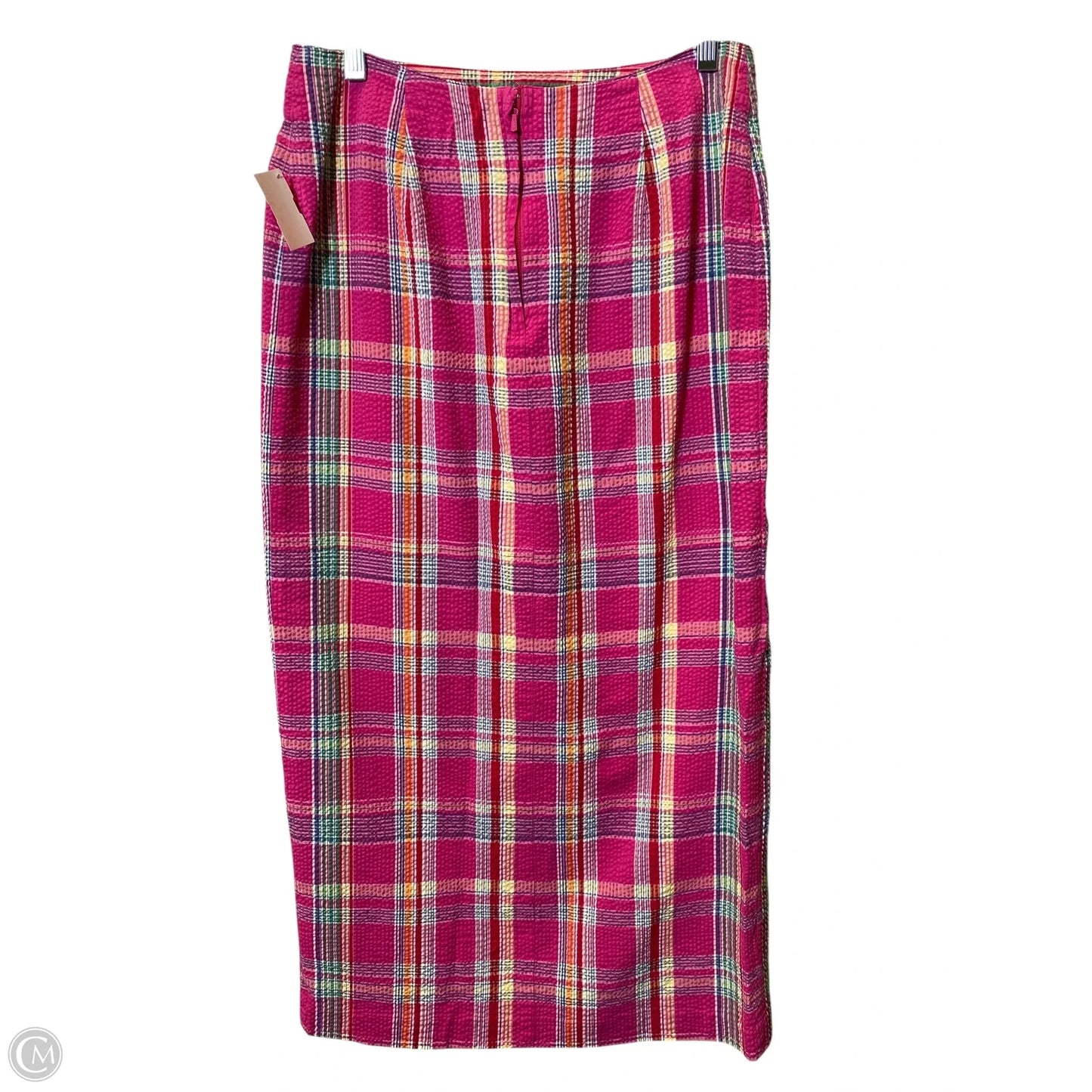 Skirt Midi By Talbots In Plaid Pattern, Size: 10