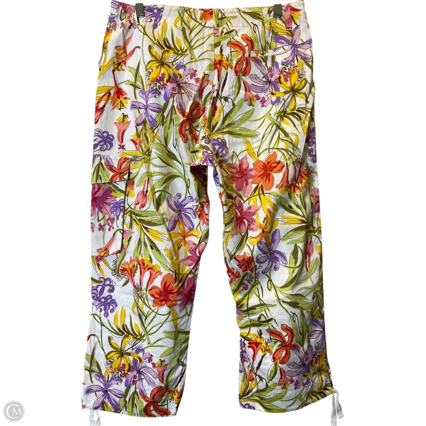 Capris By Coldwater Creek In Floral Print, Size: 6
