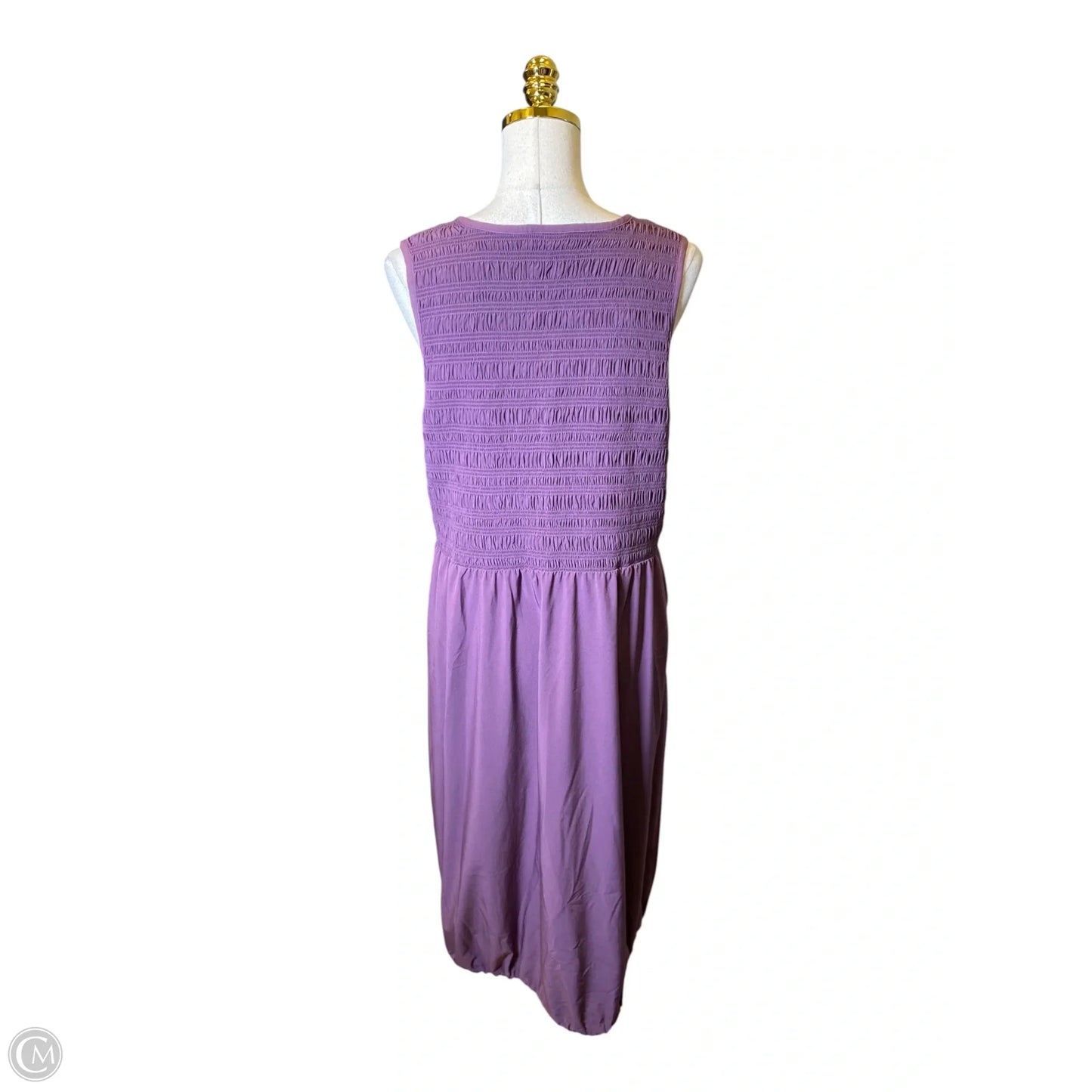Dress Casual Maxi By Chicos In Purple, Size: Xl