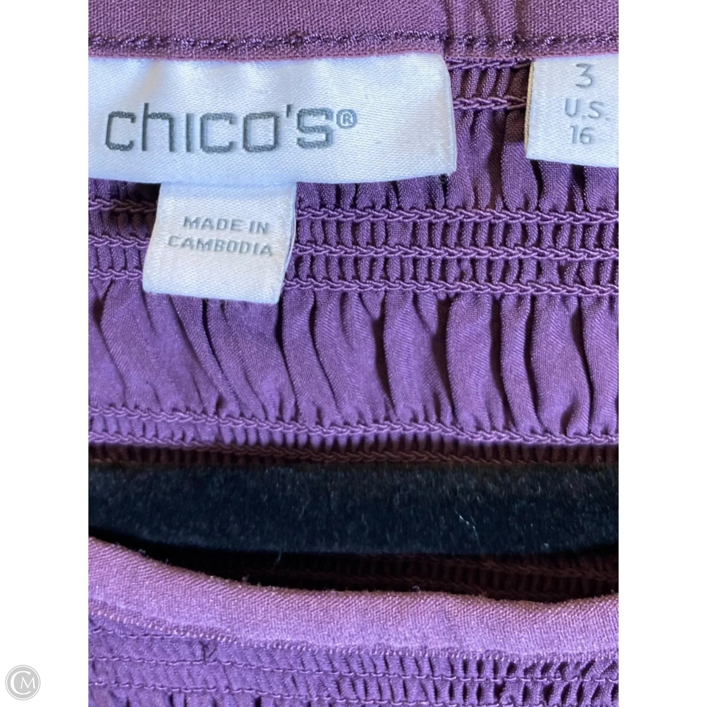 Dress Casual Maxi By Chicos In Purple, Size: Xl