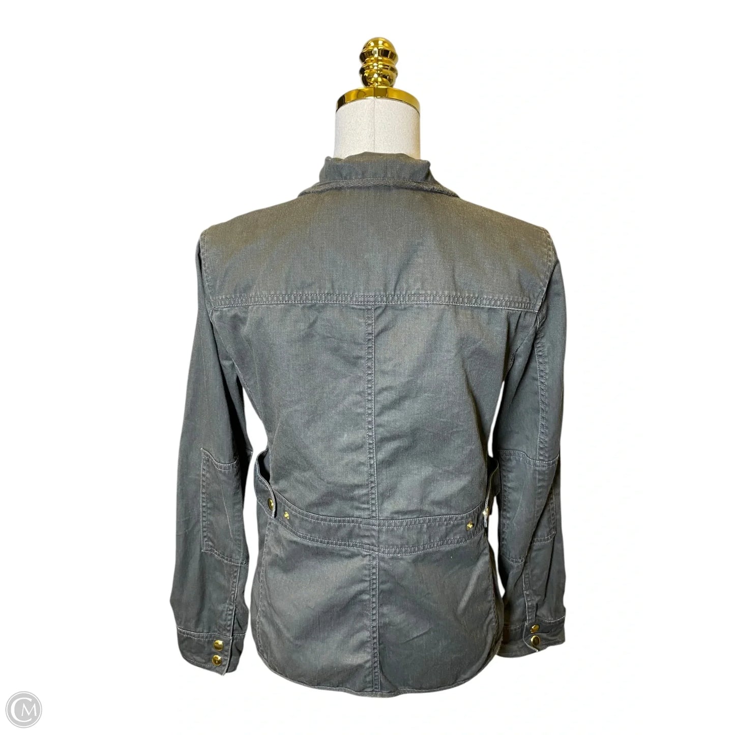 Jacket Moto By J. Crew In Green, Size: S