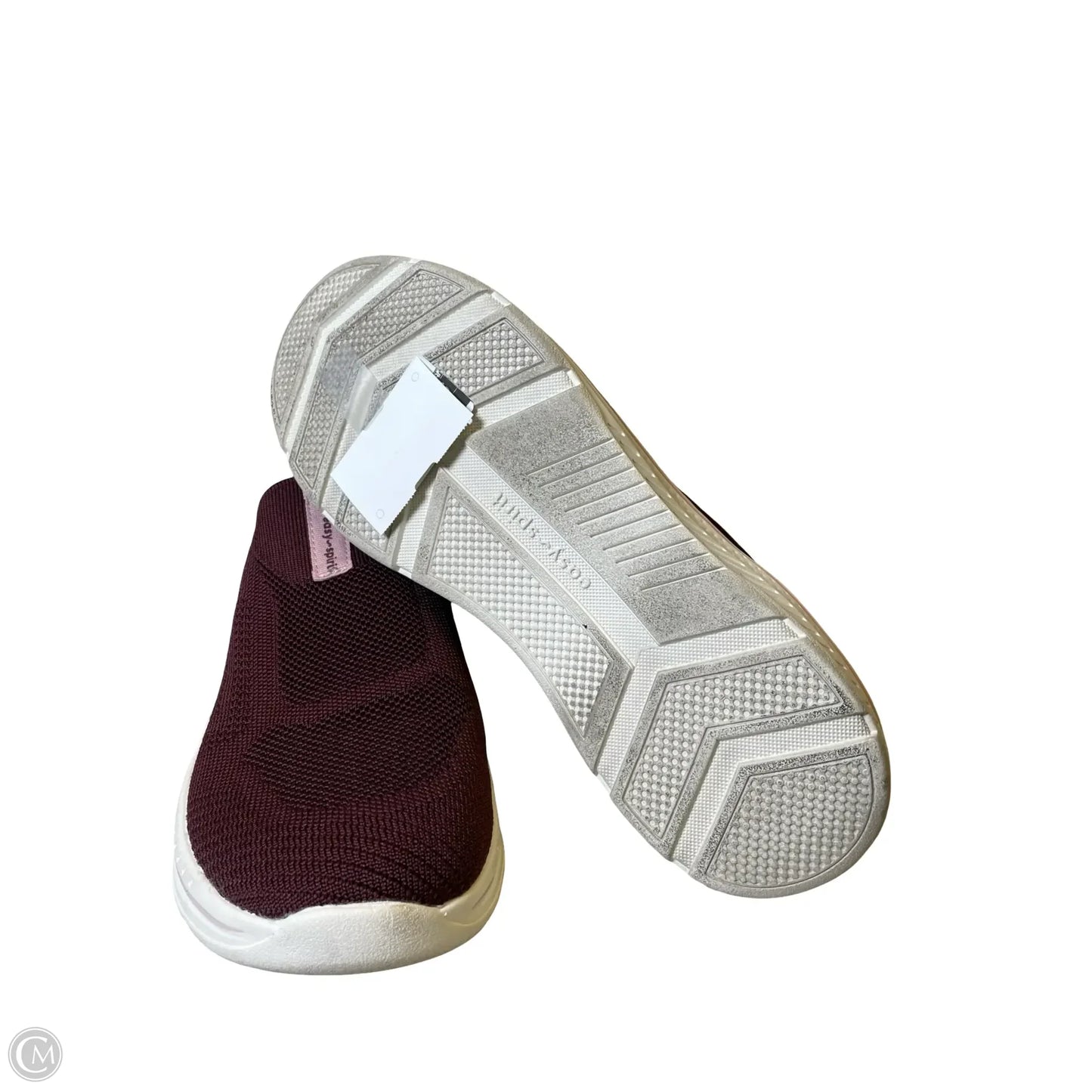 Shoes Flats By Easy Spirit In Maroon, Size: 11