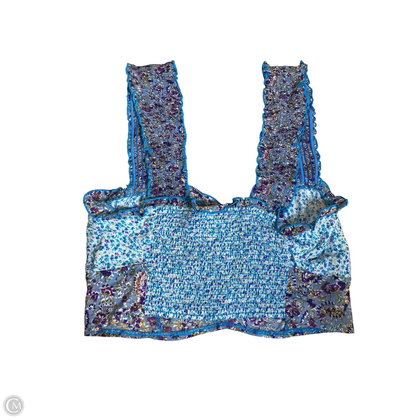 Top Sleeveless By Free People In Floral Print, Size: Xs