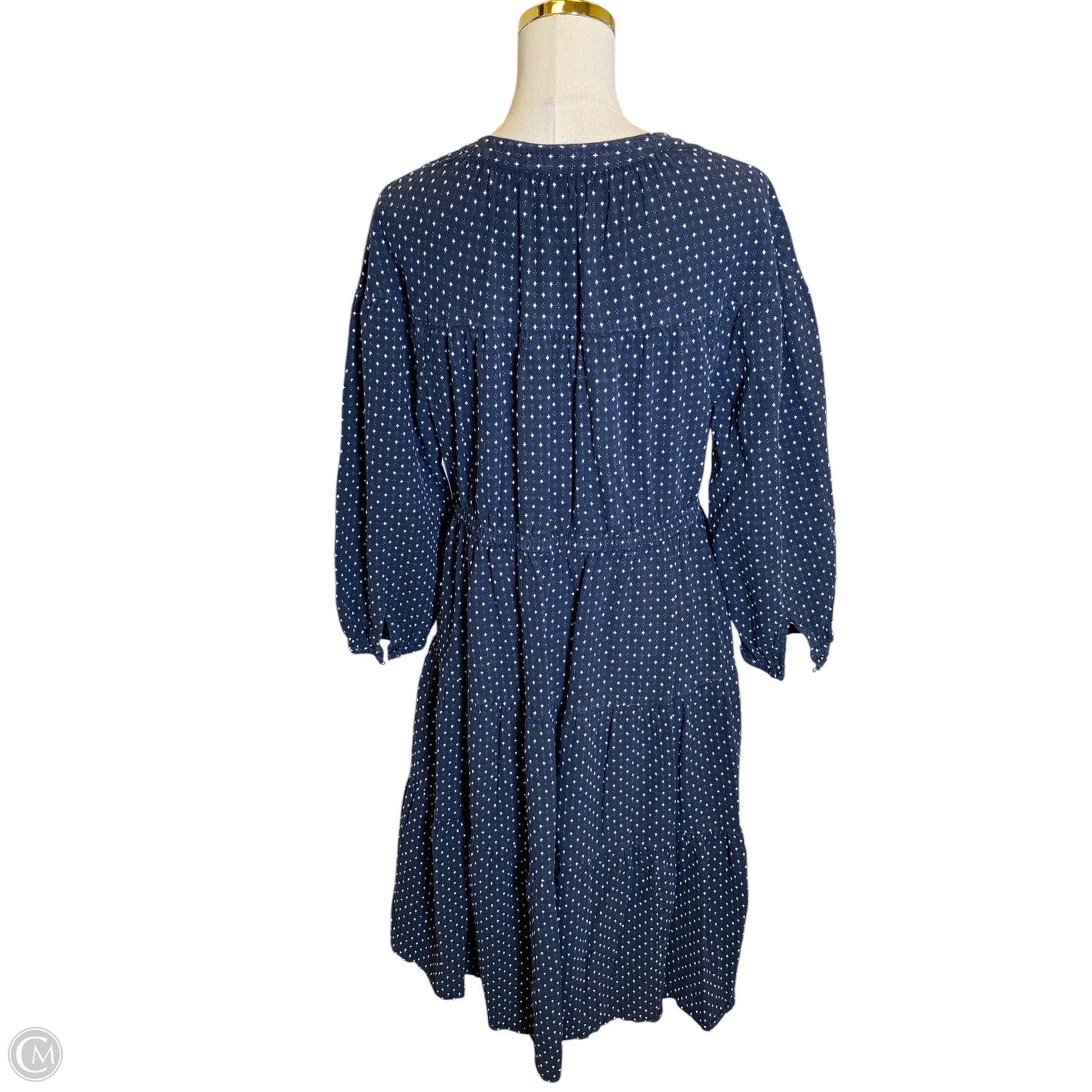 Dress Casual Midi By Madewell In Navy, Size: Xl