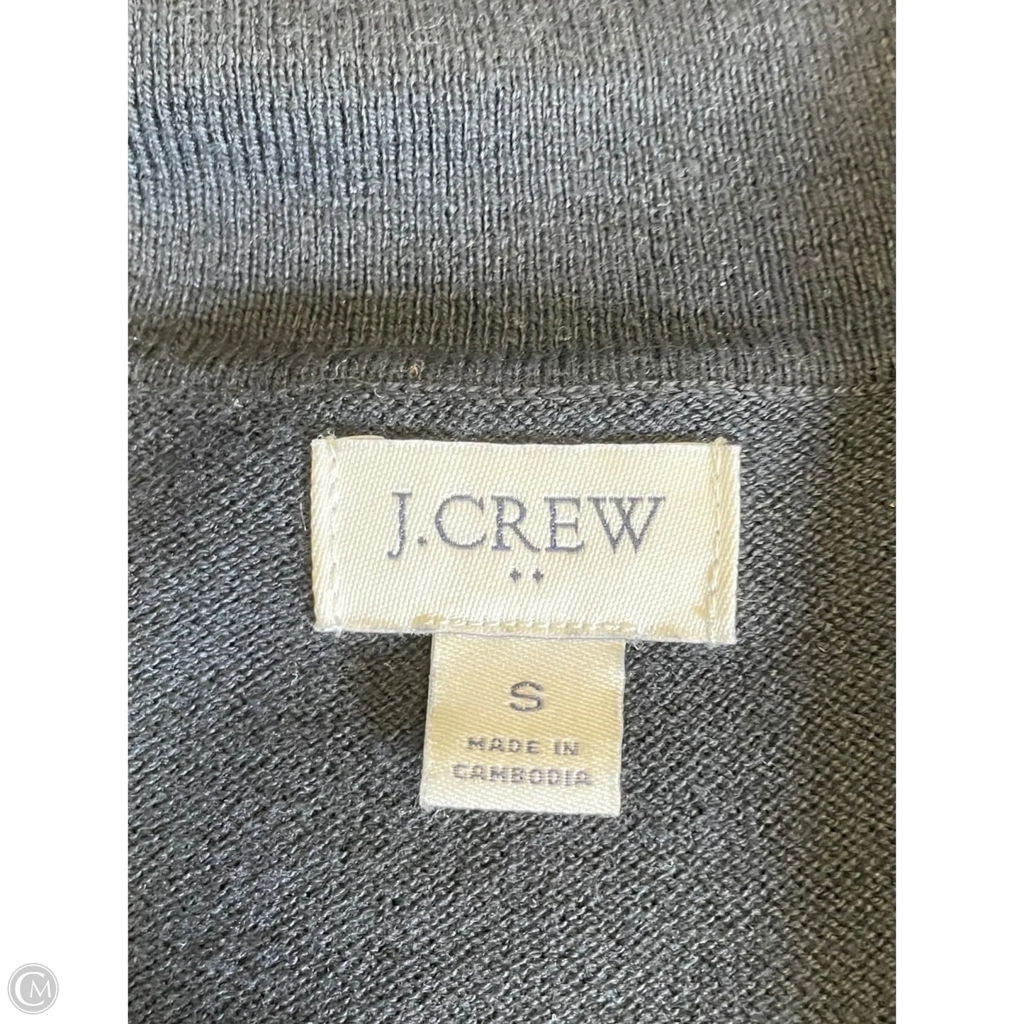 Top Long Sleeve By J. Crew In Black, Size: S