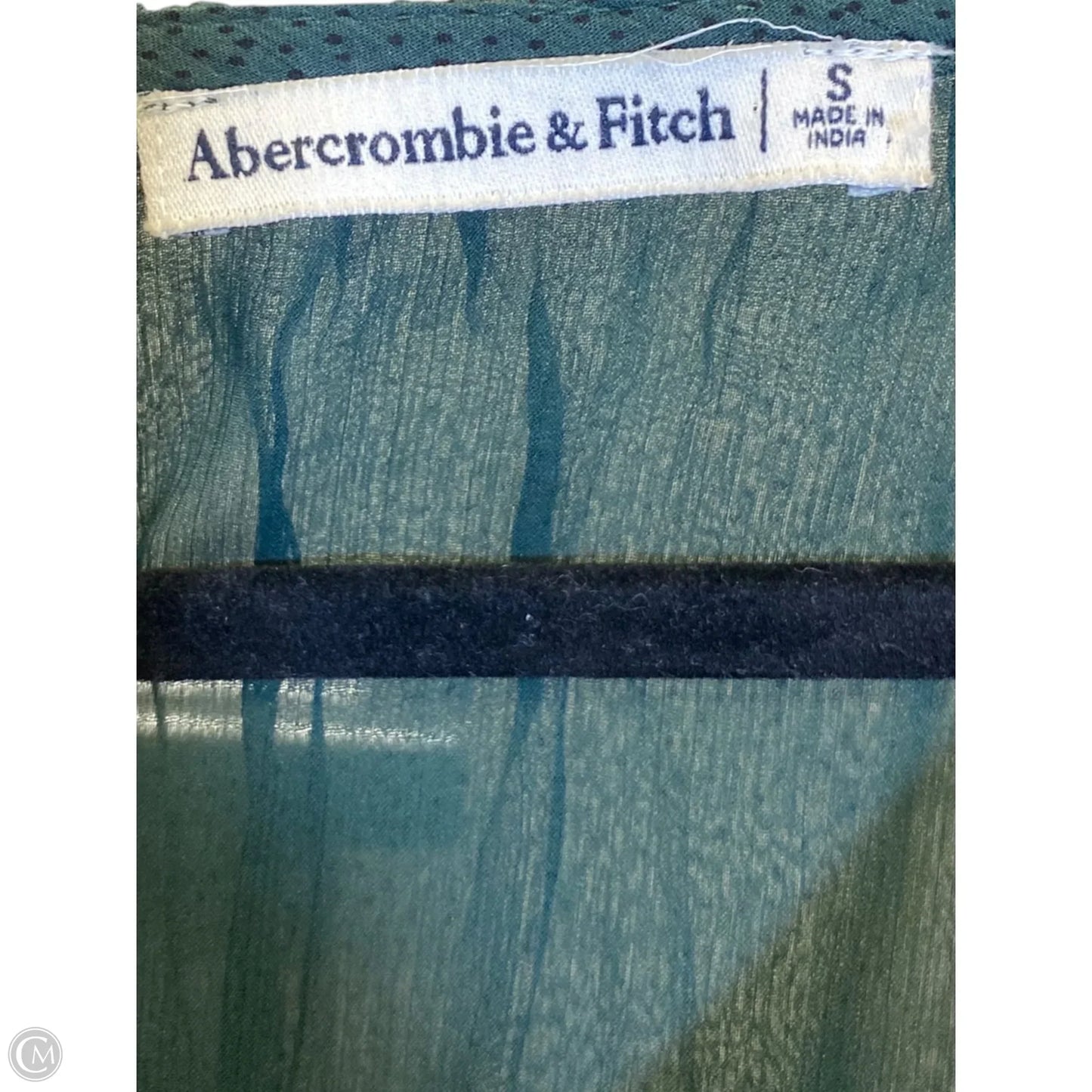 Top Long Sleeve By Abercrombie And Fitch In Green, Size: S