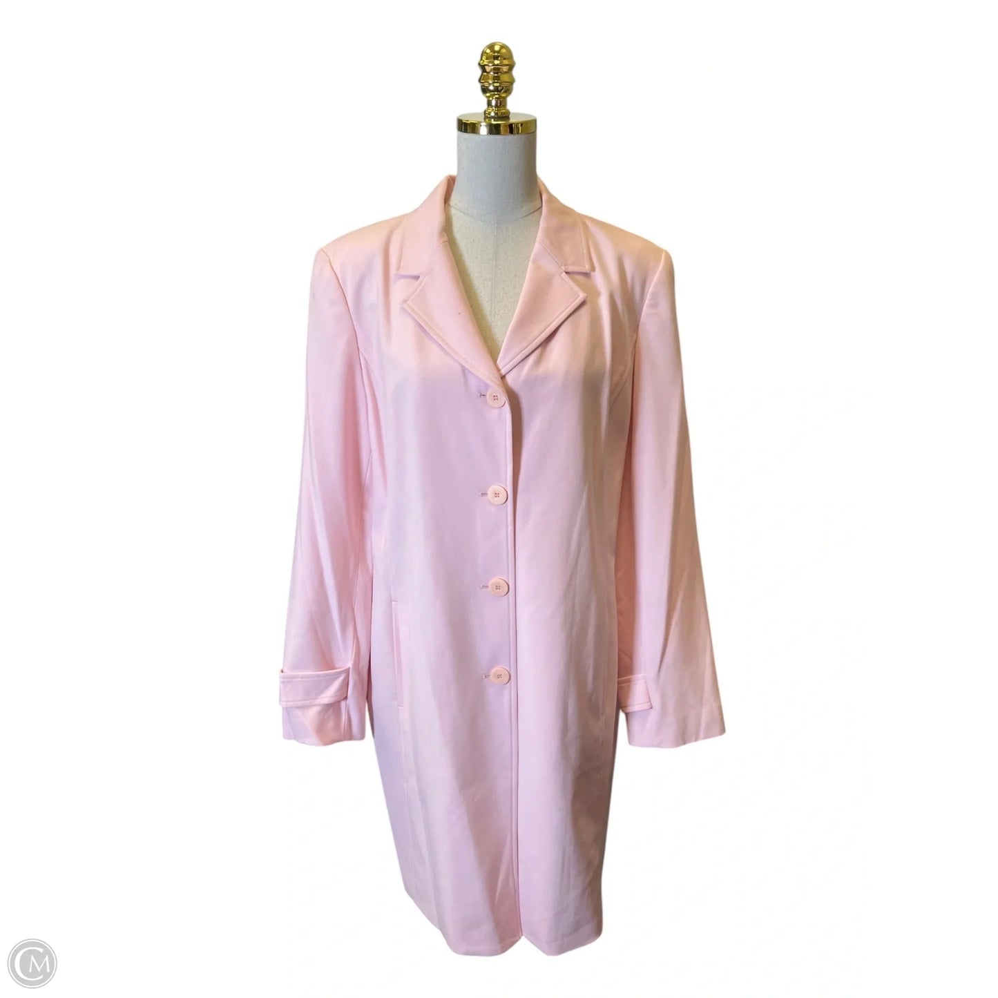 Dress Casual Midi By Clothes Mentor In Pink, Size: 14