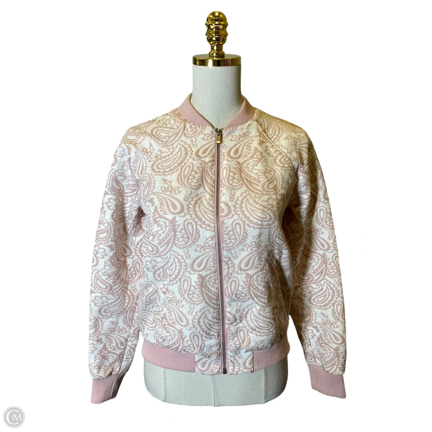 Jacket Other By Clothes Mentor In Pink & White, Size: Xs
