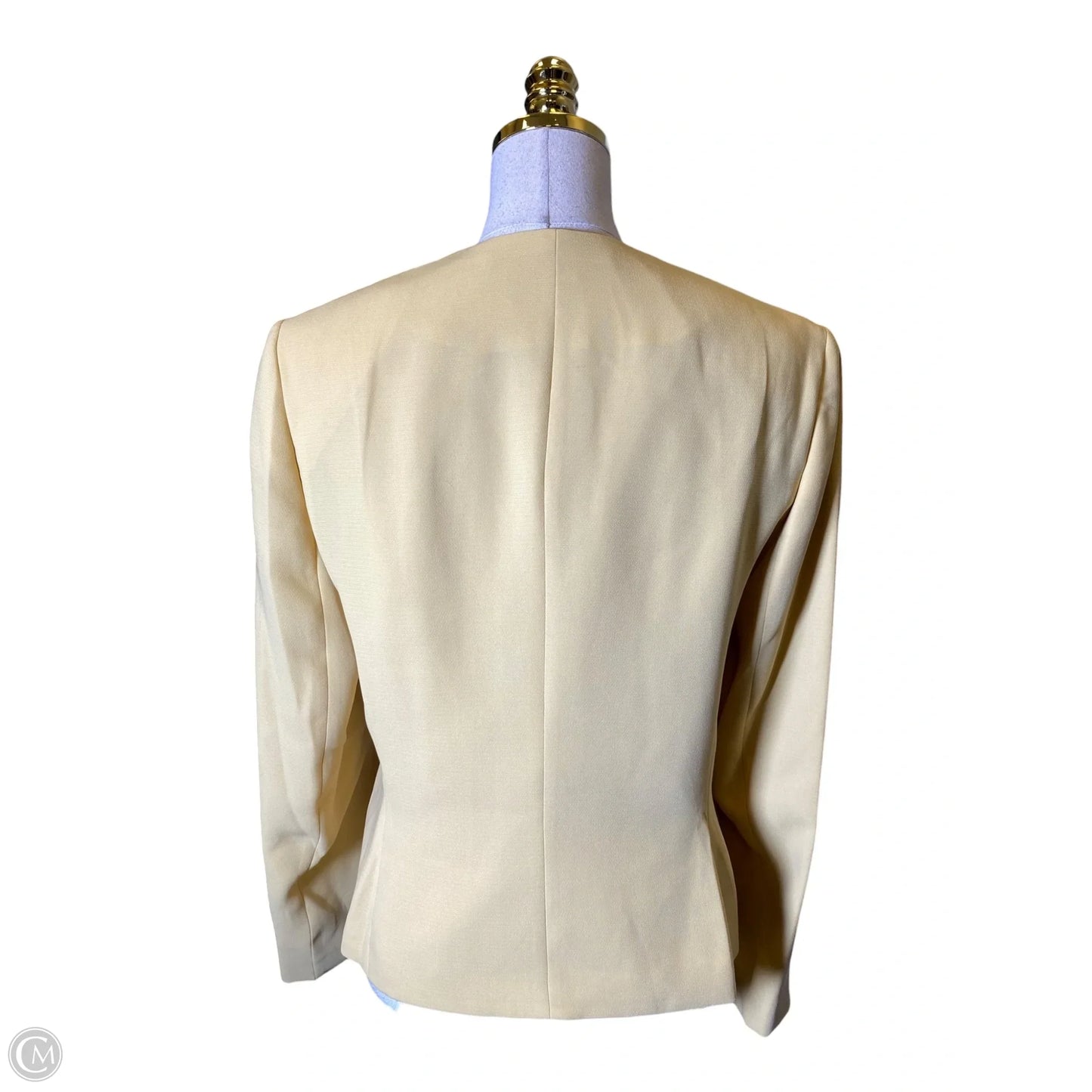 Blazer By Clothes Mentor In Yellow, Size: 12