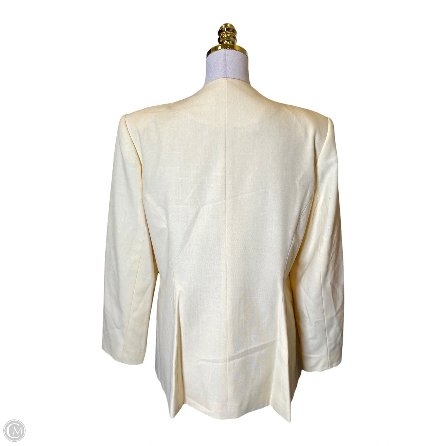 Blazer By Clothes Mentor In Yellow, Size: 14