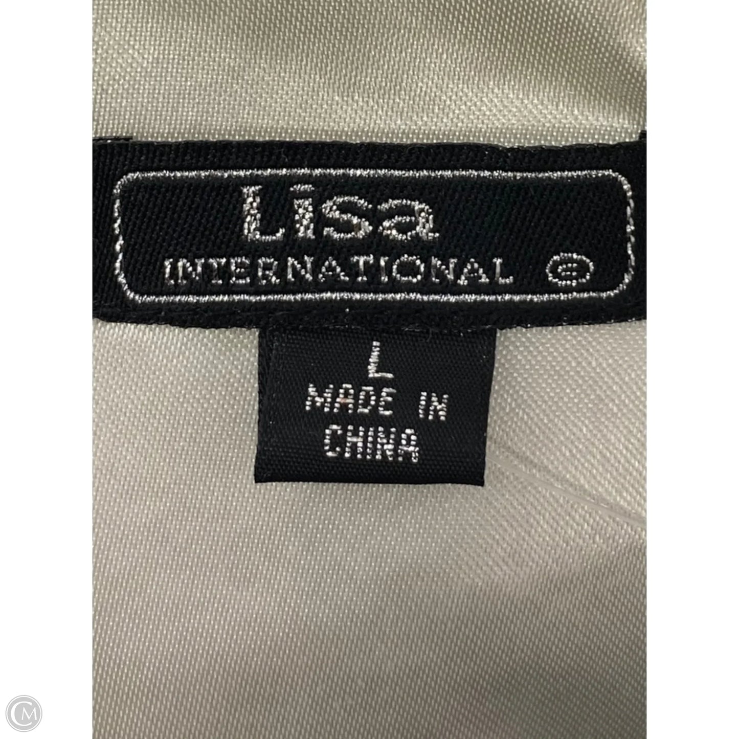 Sweater By Lisa International In Cream, Size: L