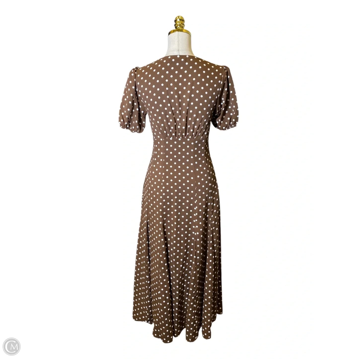 Dress Casual Maxi By Clothes Mentor In Polkadot Pattern, Size: S