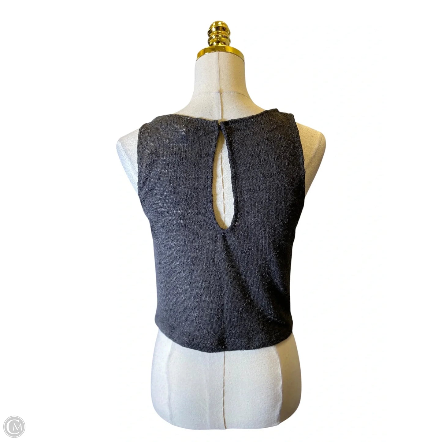 Top Sleeveless By H&m In Grey, Size: Xs