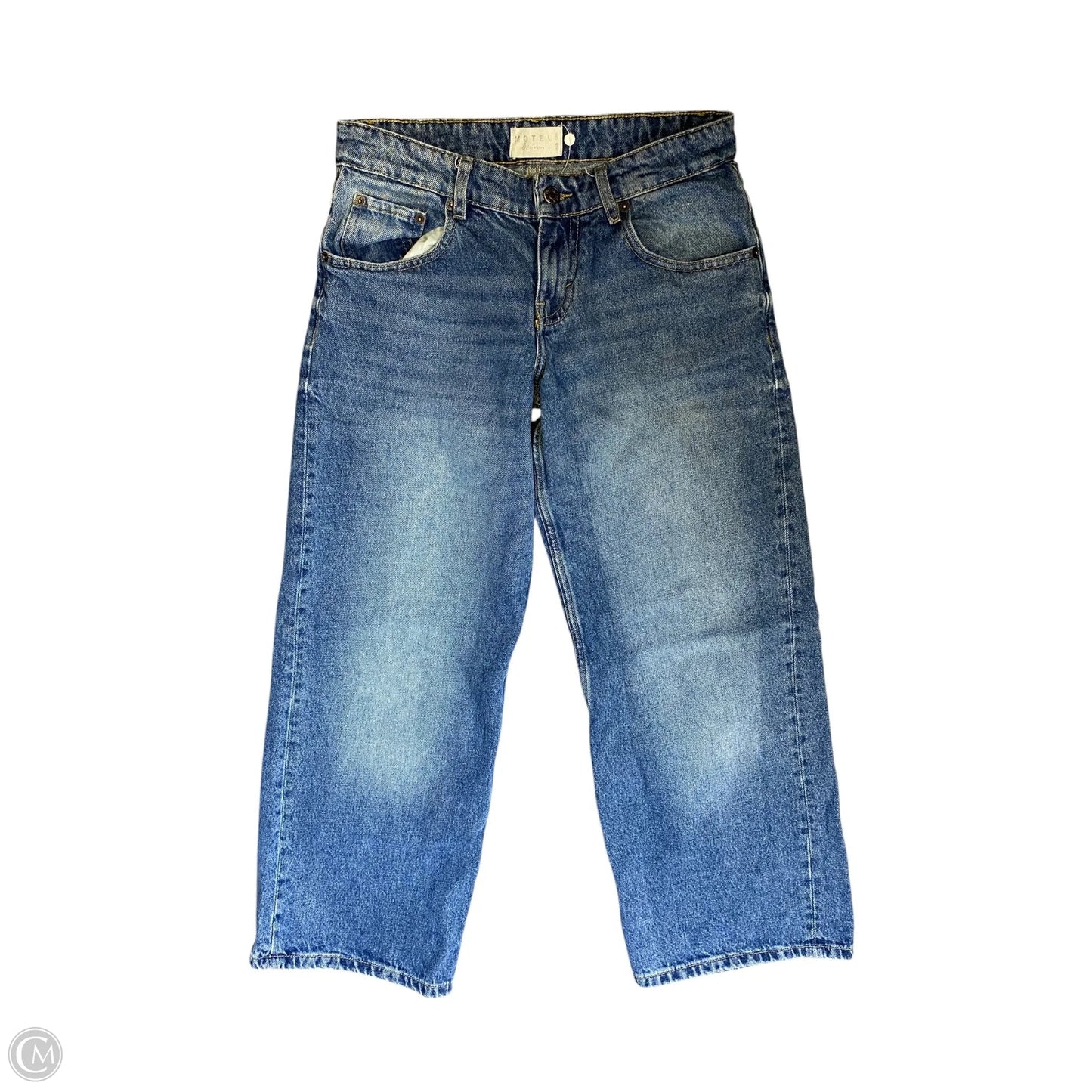 Jeans Wide Leg By Clothes Mentor In Blue Denim, Size: 2