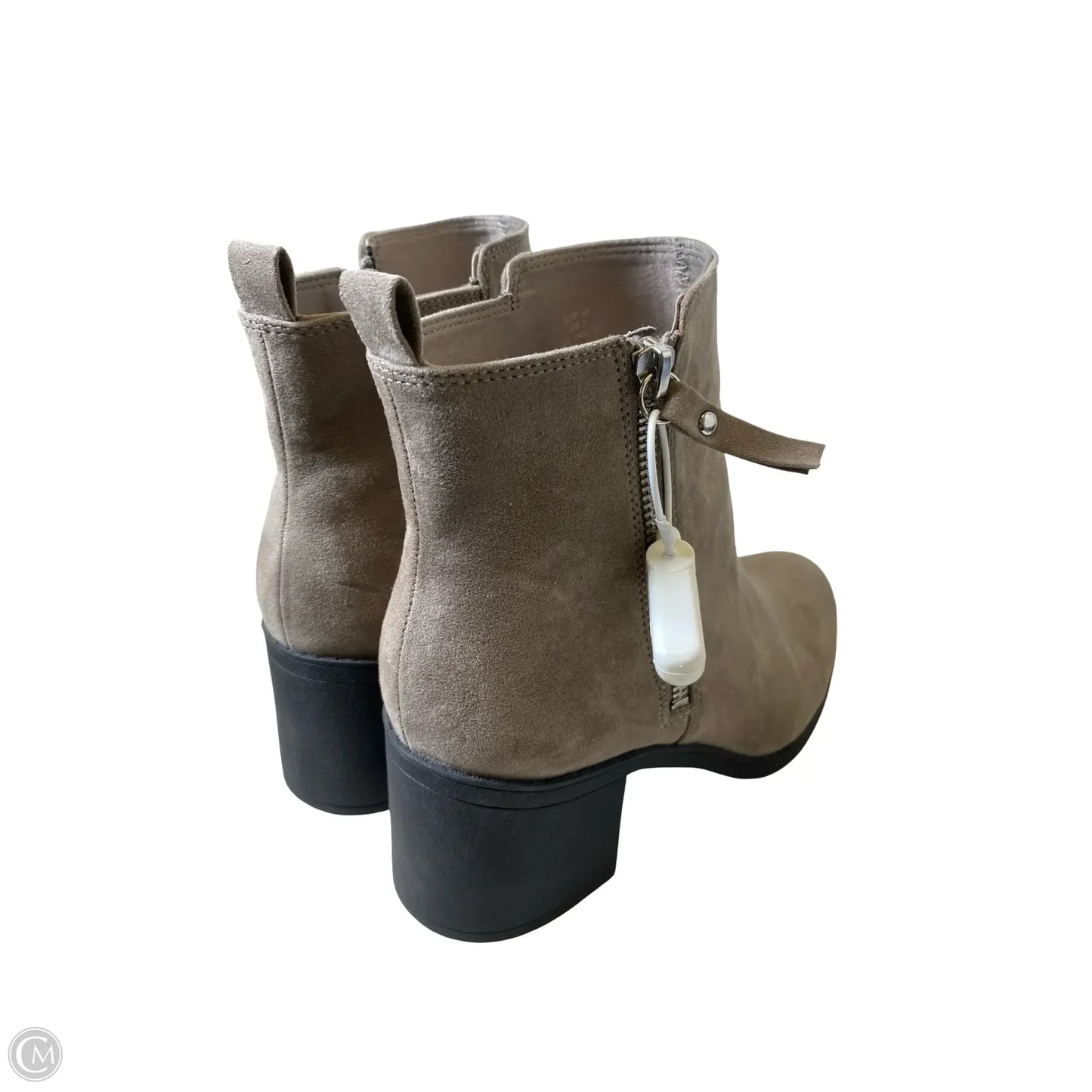 Boots Ankle Heels By H&m In Grey, Size: 7.5