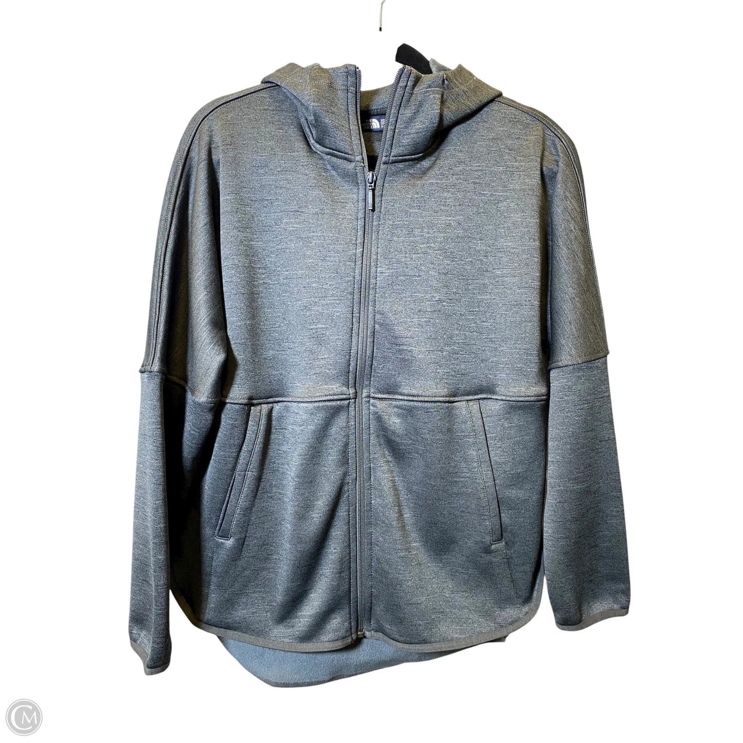 Athletic Jacket By The North Face In Grey, Size: S