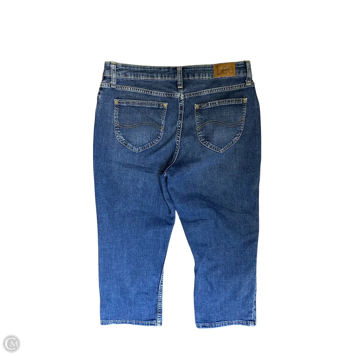 Capris By Lee In Blue Denim, Size: 12
