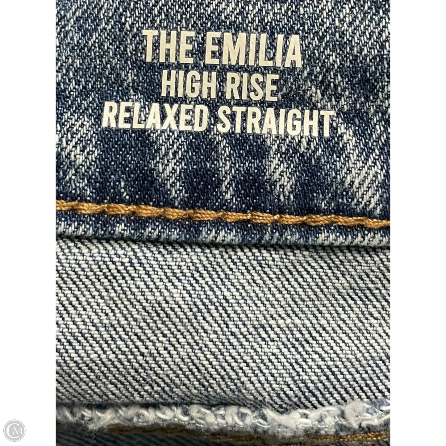 Jeans Straight By Kensie In Blue Denim, Size: 6