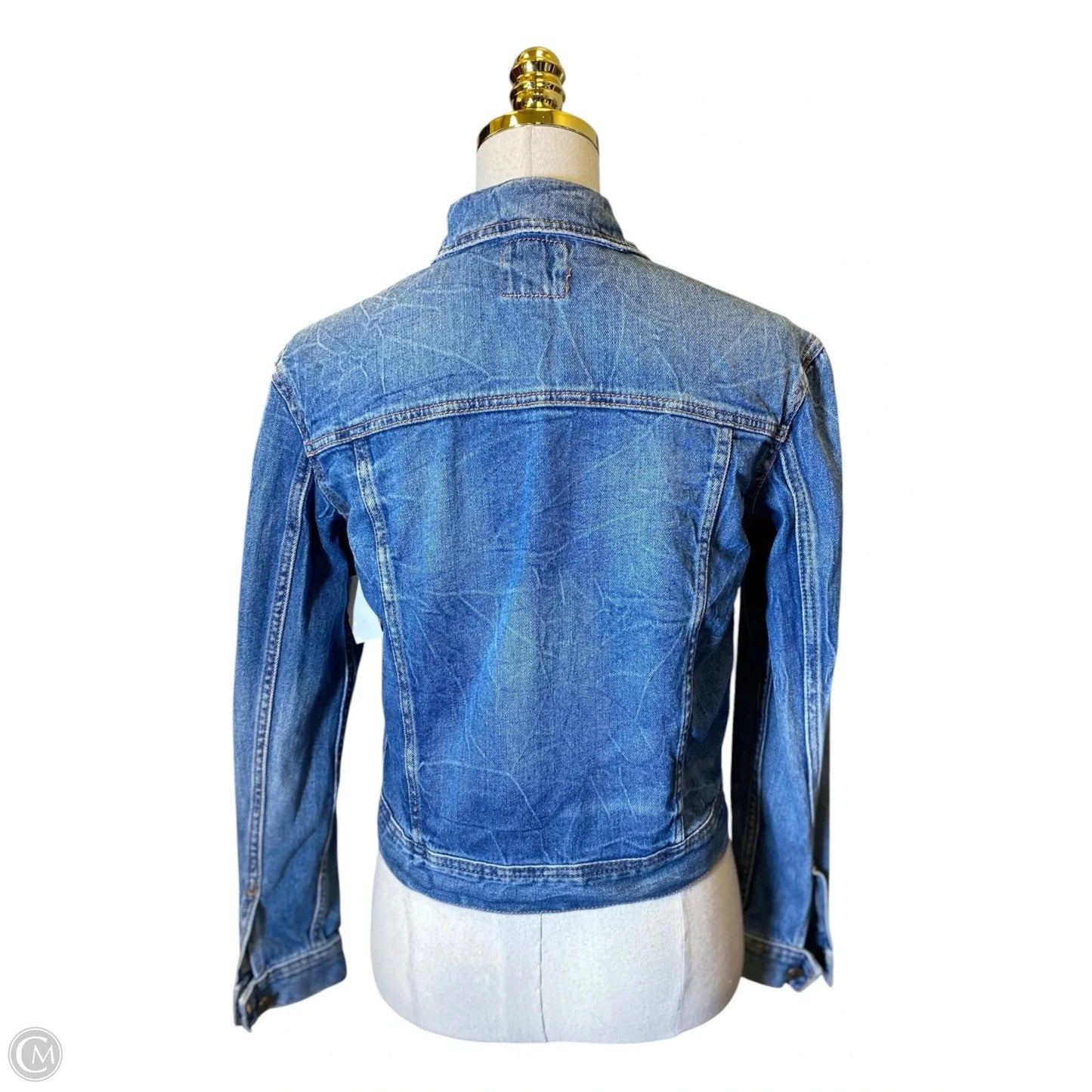 Jacket Denim By America In Blue Denim, Size: Xs