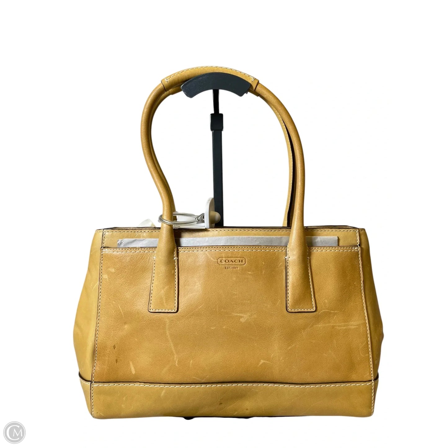 Handbag Designer By Coach, Size: Medium