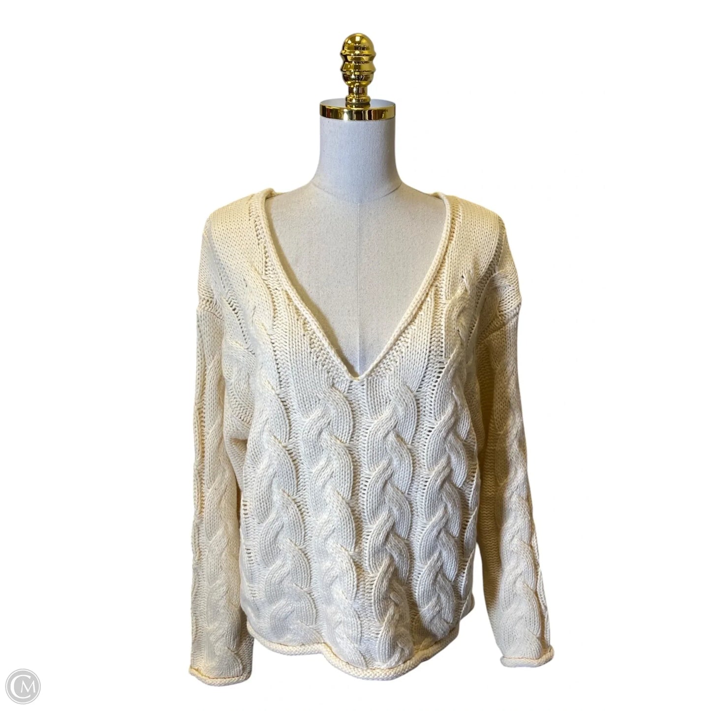 Sweater By Edikted In Cream, Size: Xs