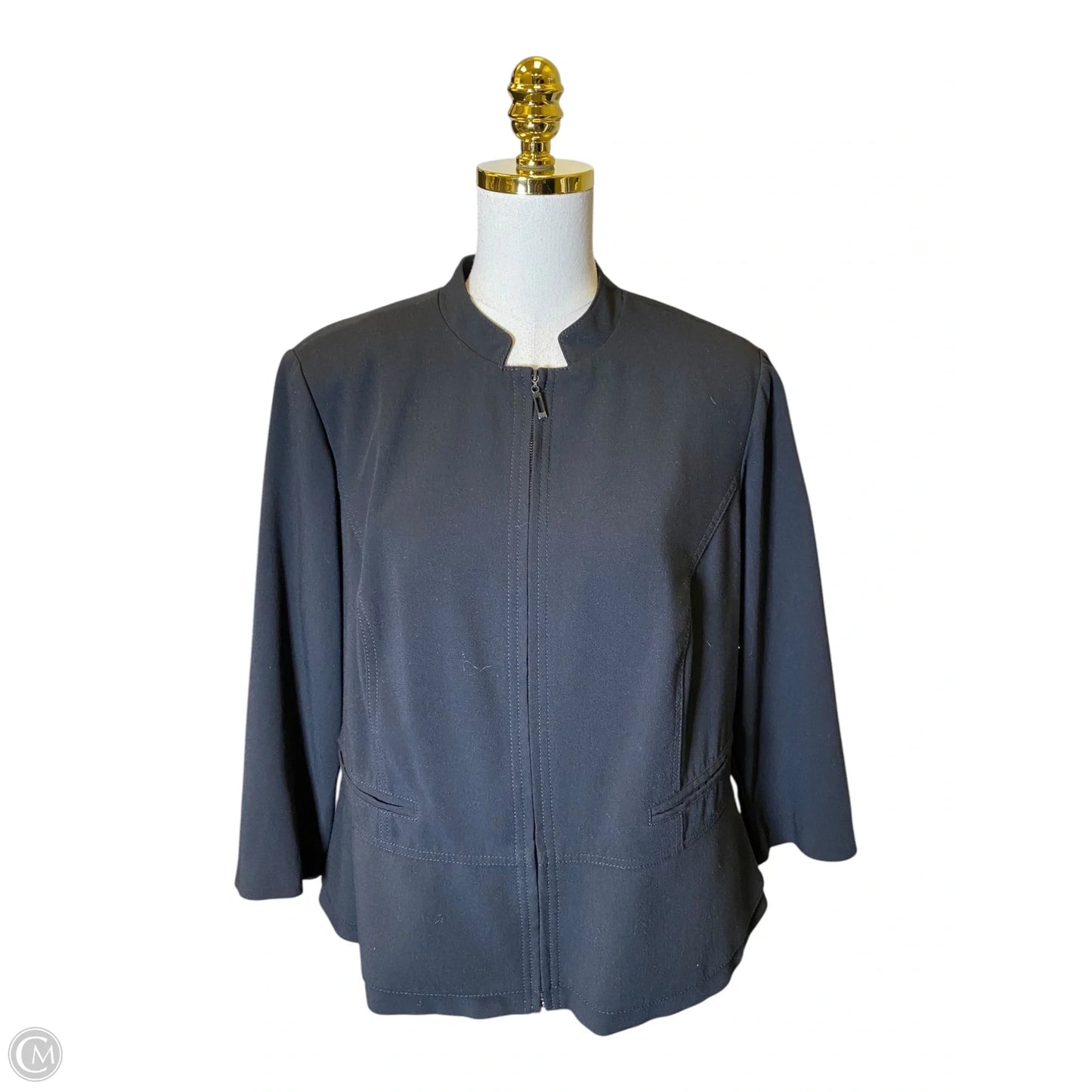 Blazer By Roz And Ali In Black, Size: 14