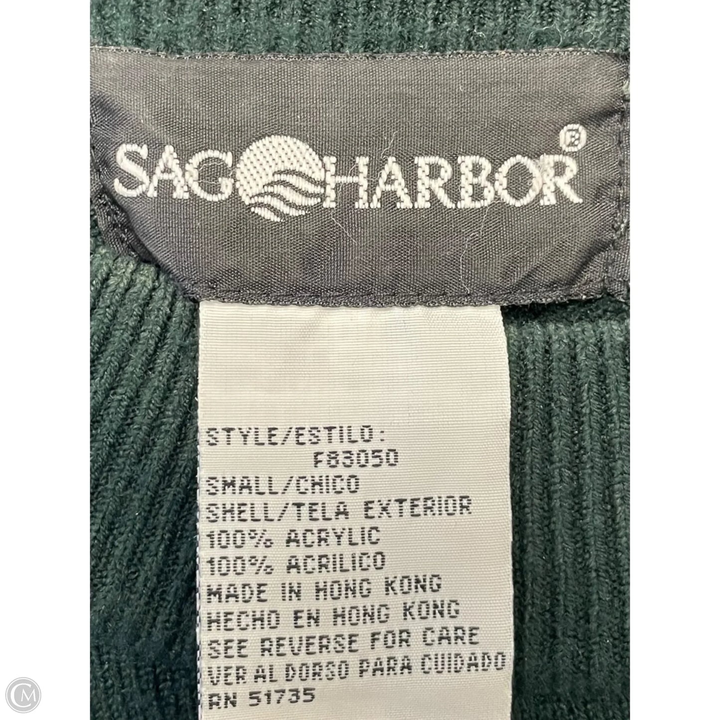 Sweater By Sag Harbor In Green, Size: S