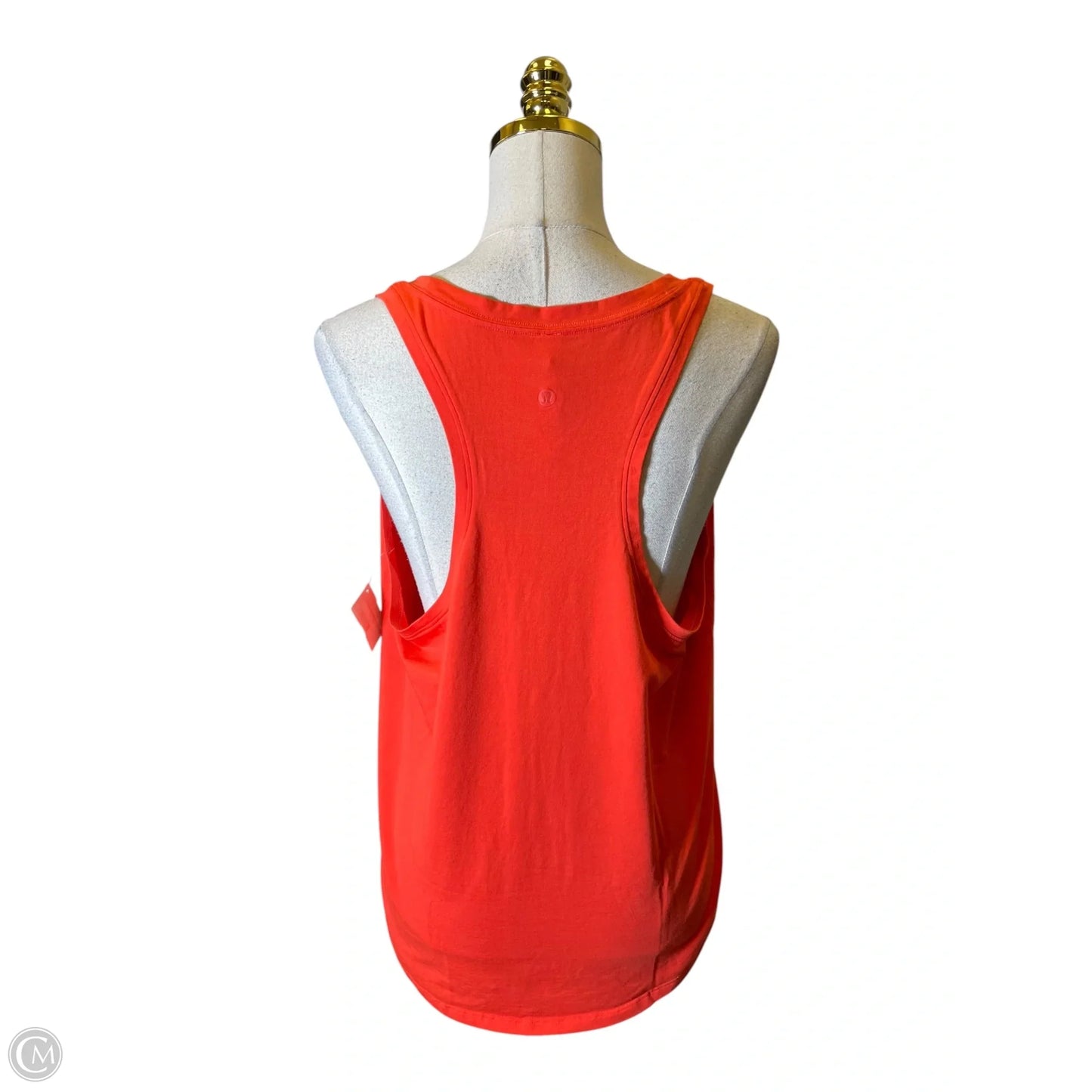 Athletic Tank Top By Lululemon In Orange, Size: 12