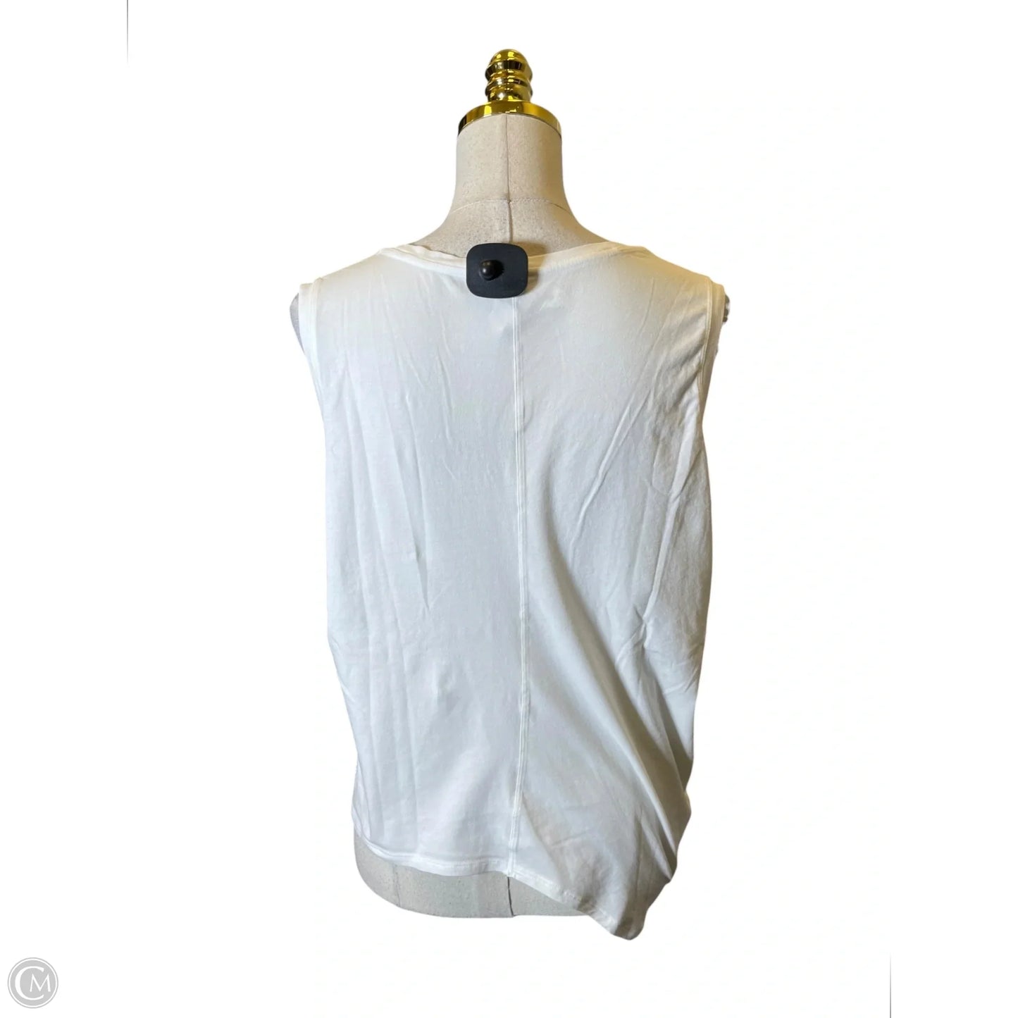 Athletic Tank Top By Lululemon In White, Size: 10