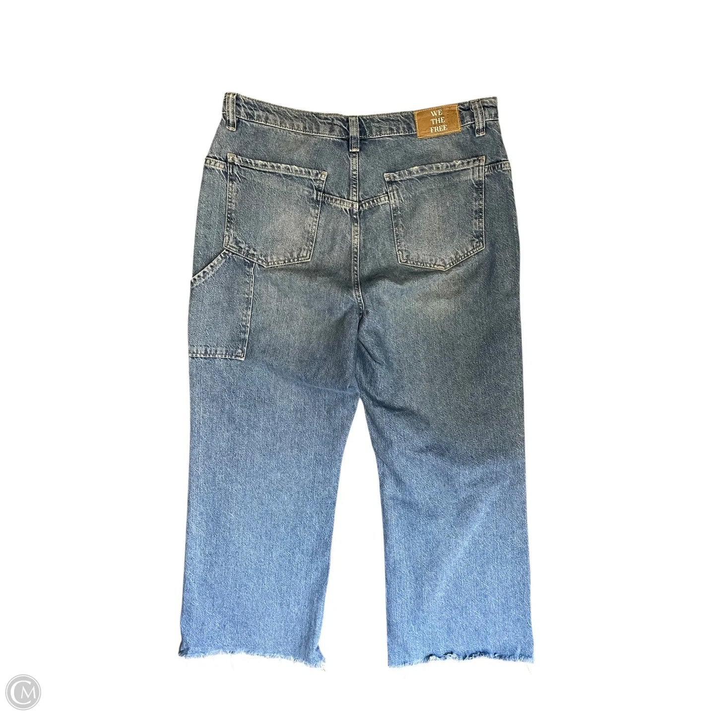 Jeans Wide Leg By We The Free In Blue Denim, Size: 12