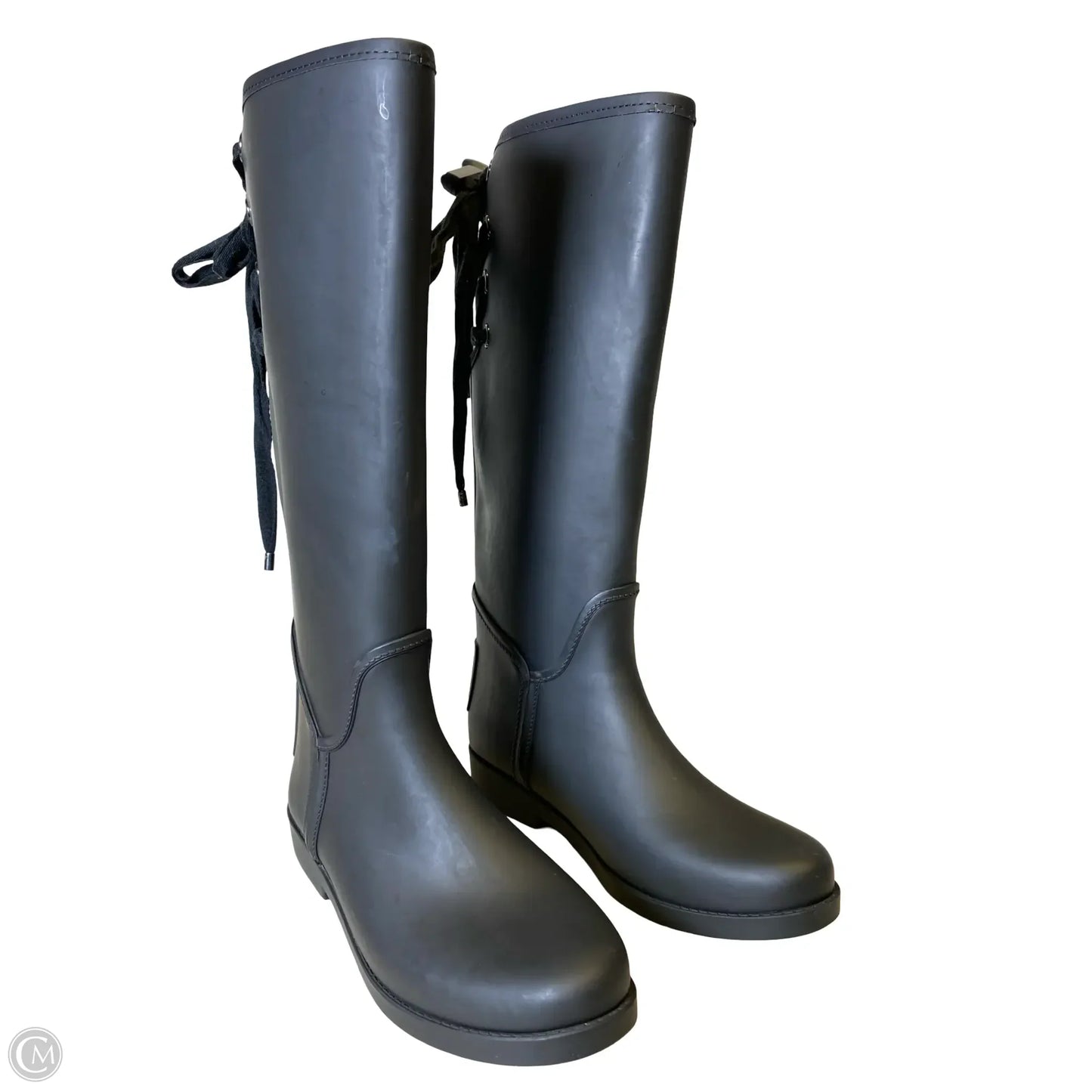 Boots Designer By Coach In Black, Size: 8
