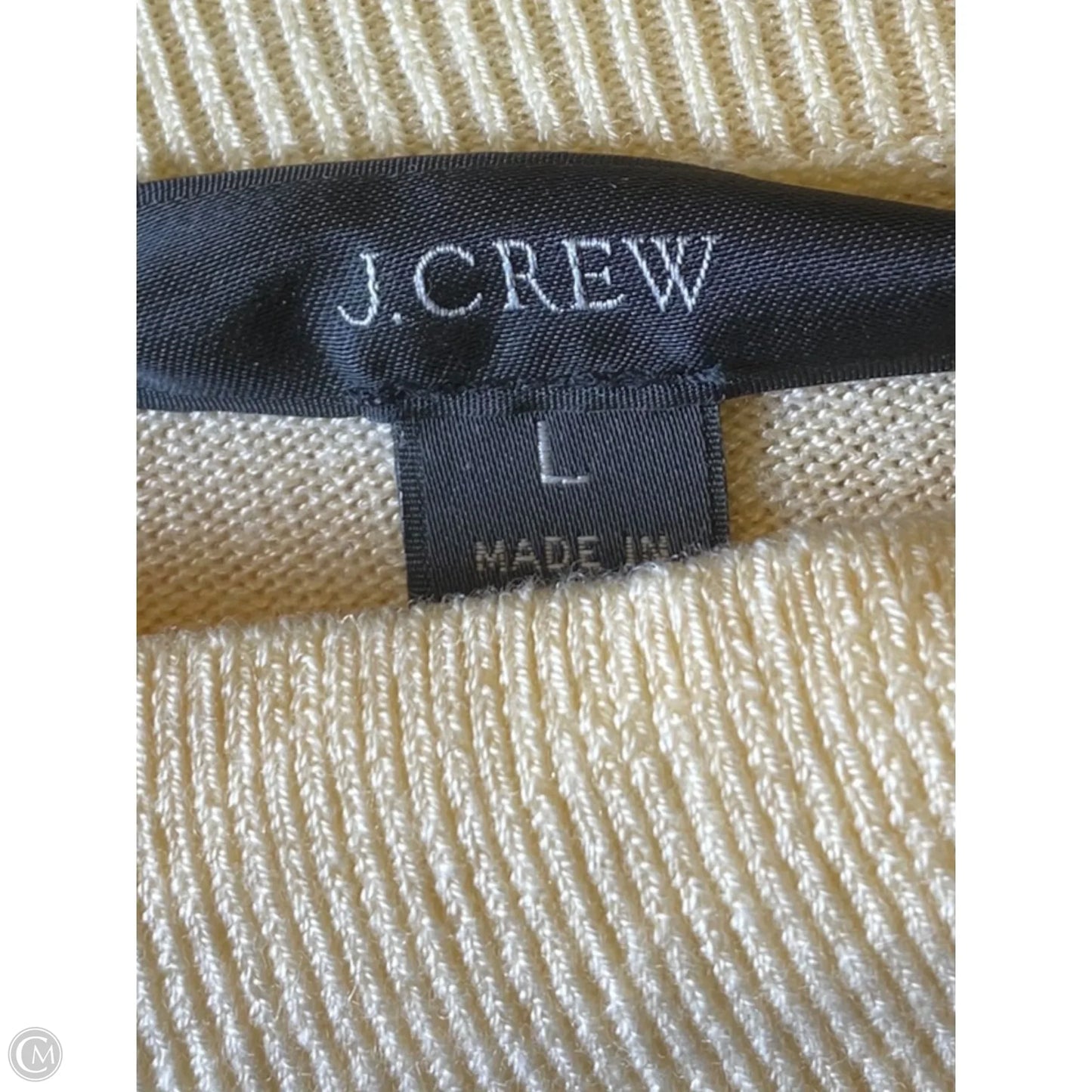Sweater By J. Crew In Yellow, Size: L
