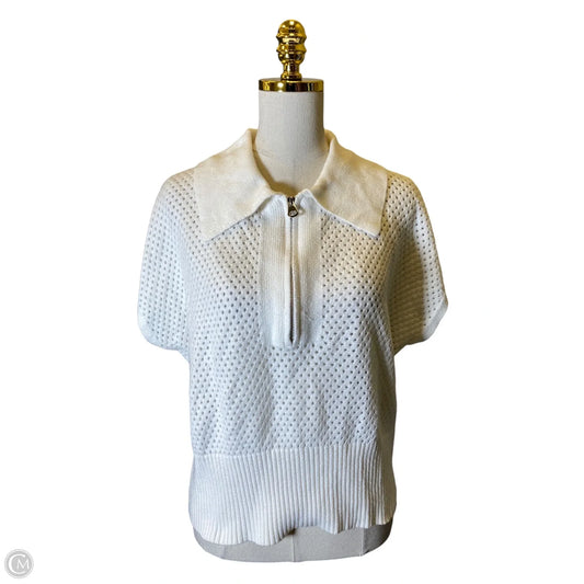 Sweater By Clothes Mentor In White, Size: Xl