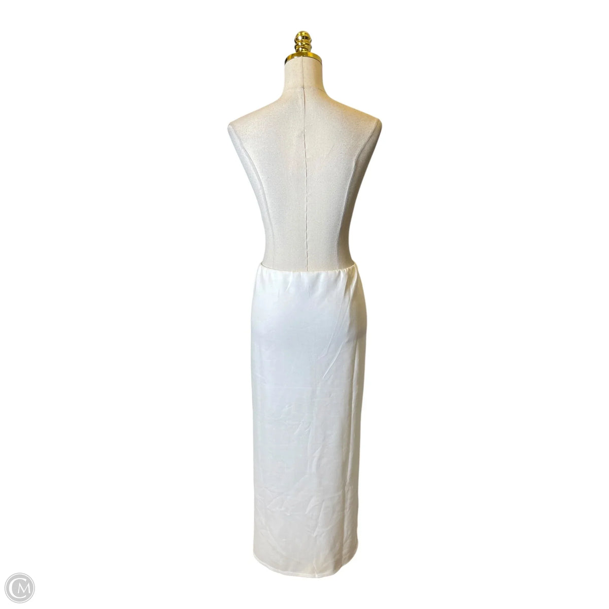 Skirt Maxi By Scoop In White, Size: Xl