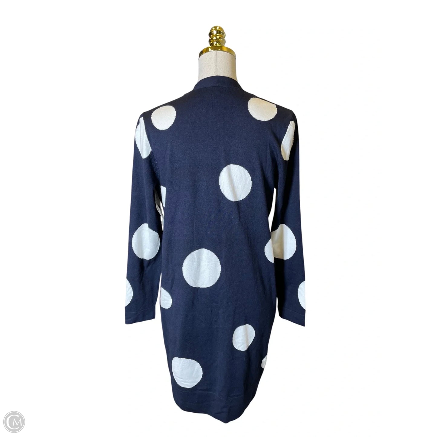 Cardigan By Chicos In Polkadot Pattern, Size: S