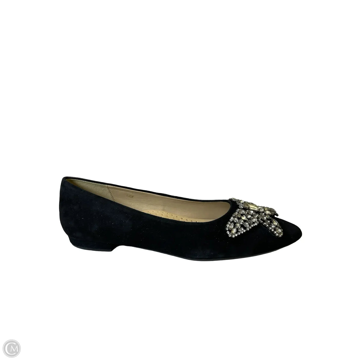 Shoes Designer By Neiman Marcus In Black & Silver, Size: 5.5
