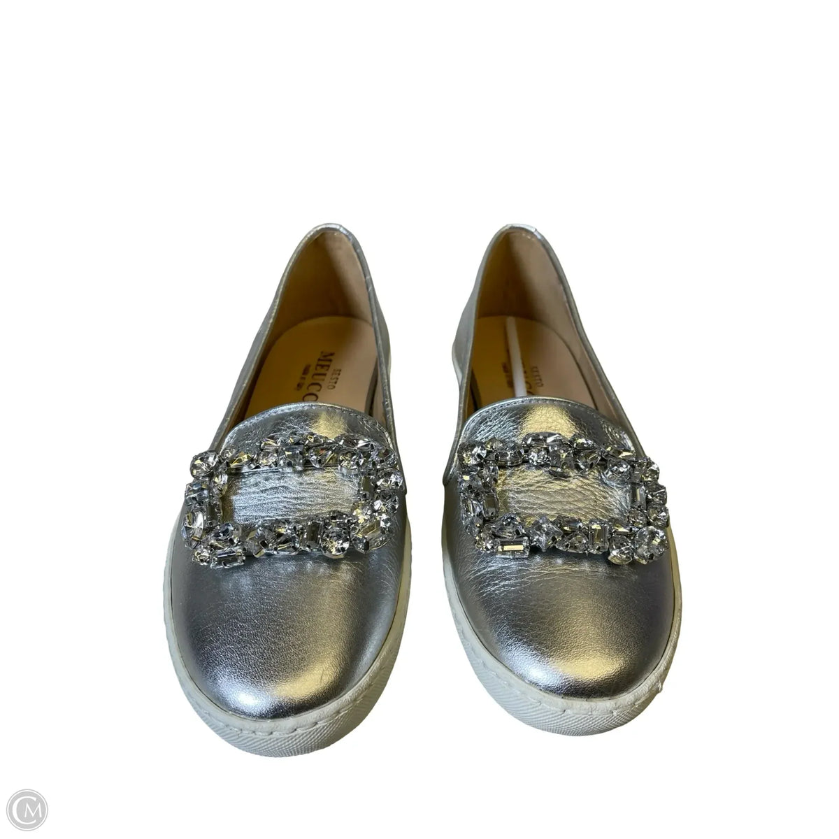 Shoes Flats By Sesto Meucci In Silver, Size: 5