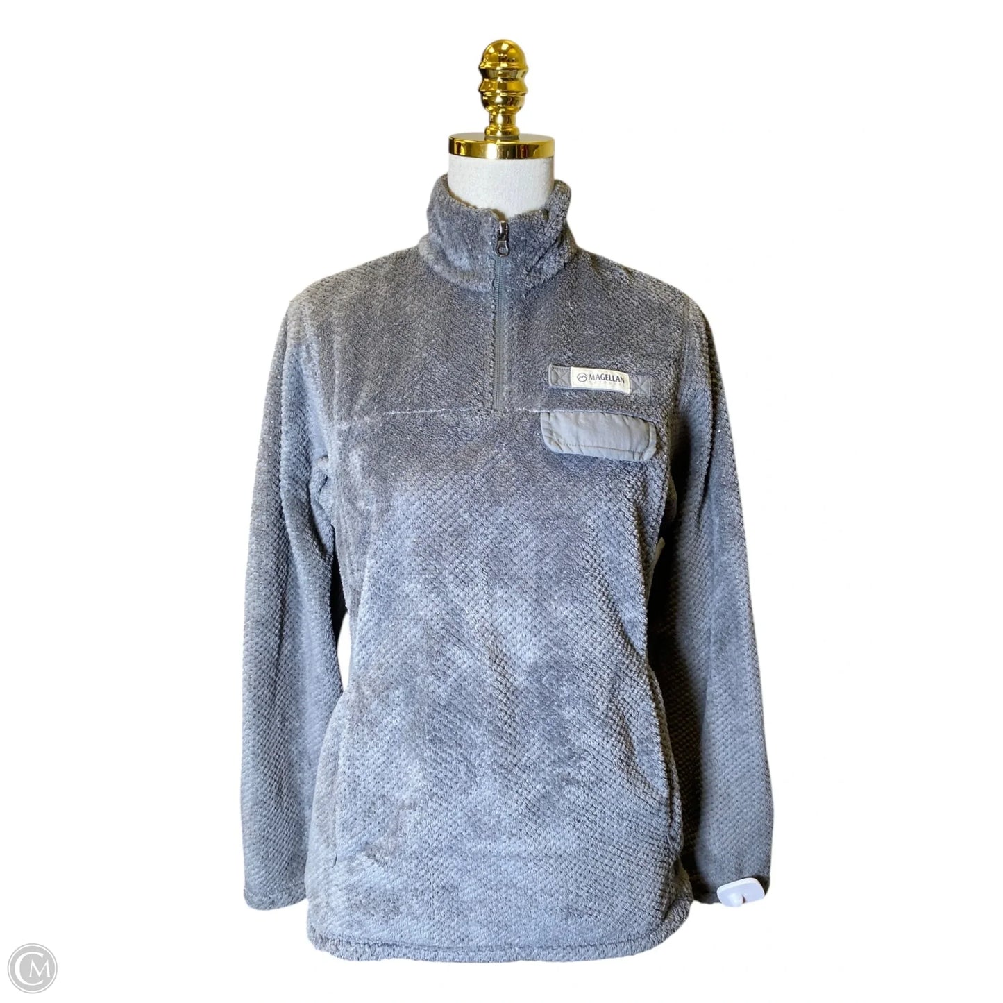 Jacket Fleece By Magellan In Grey, Size: S