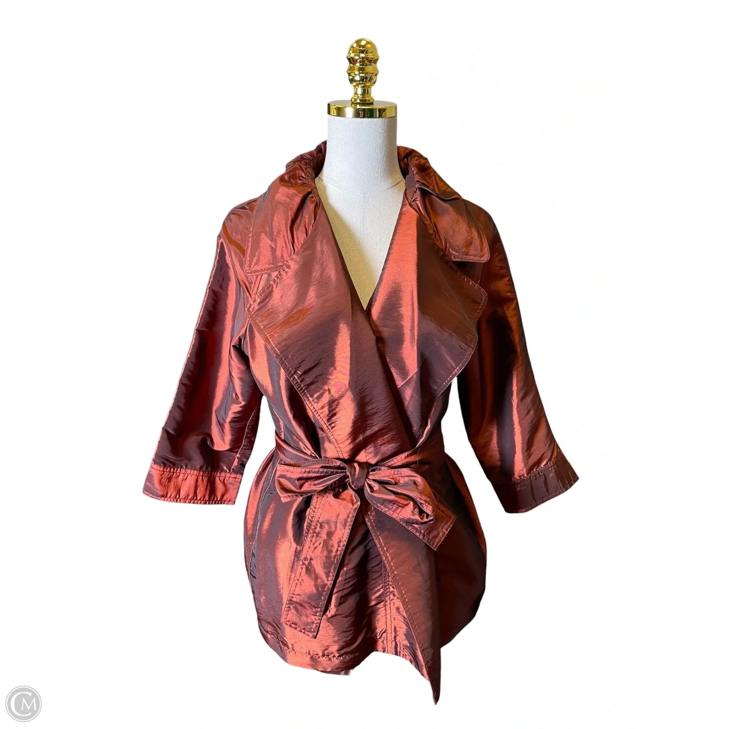 Coat Other By Chicos In Orange, Size: L
