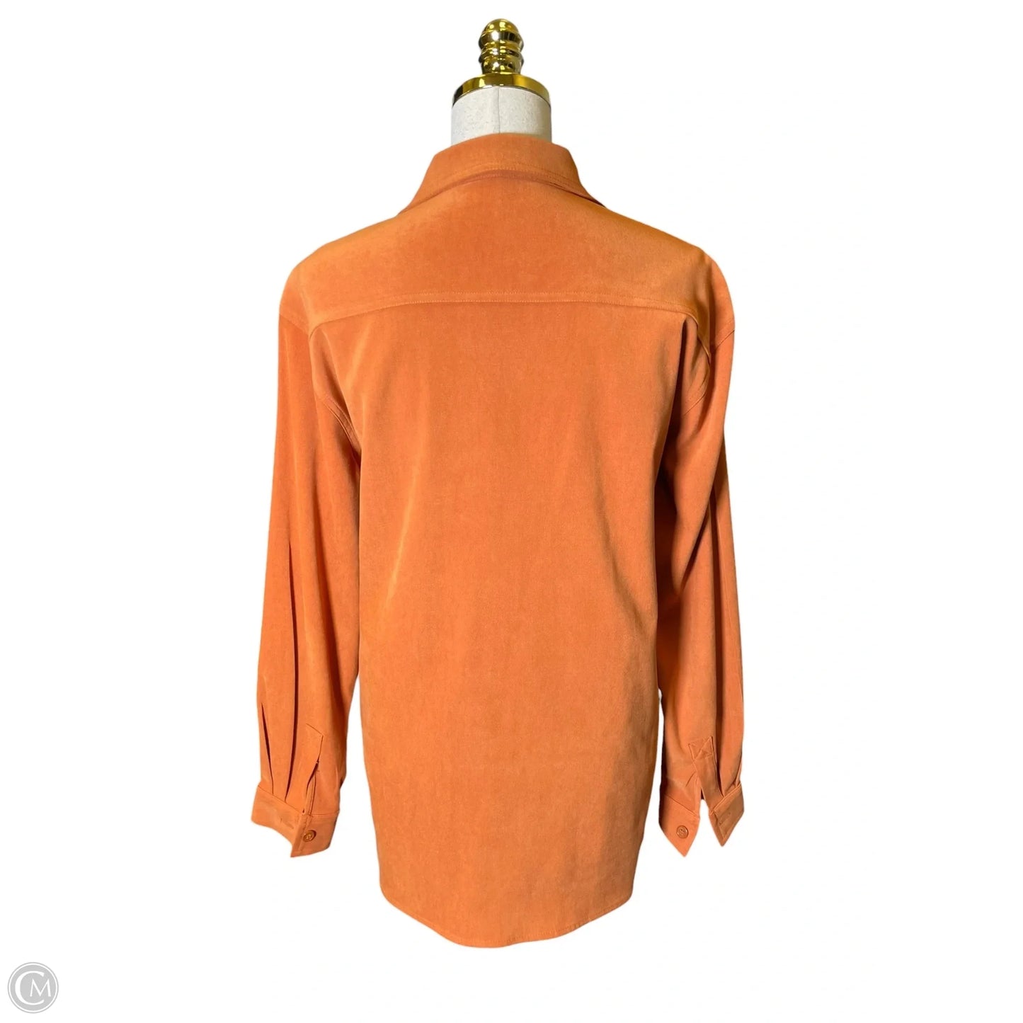 Top Long Sleeve By Clothes Mentor In Orange, Size: L