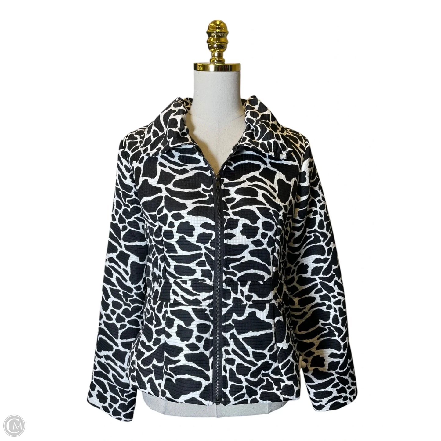 Jacket Other By Clothes Mentor In Black & White, Size: Lp