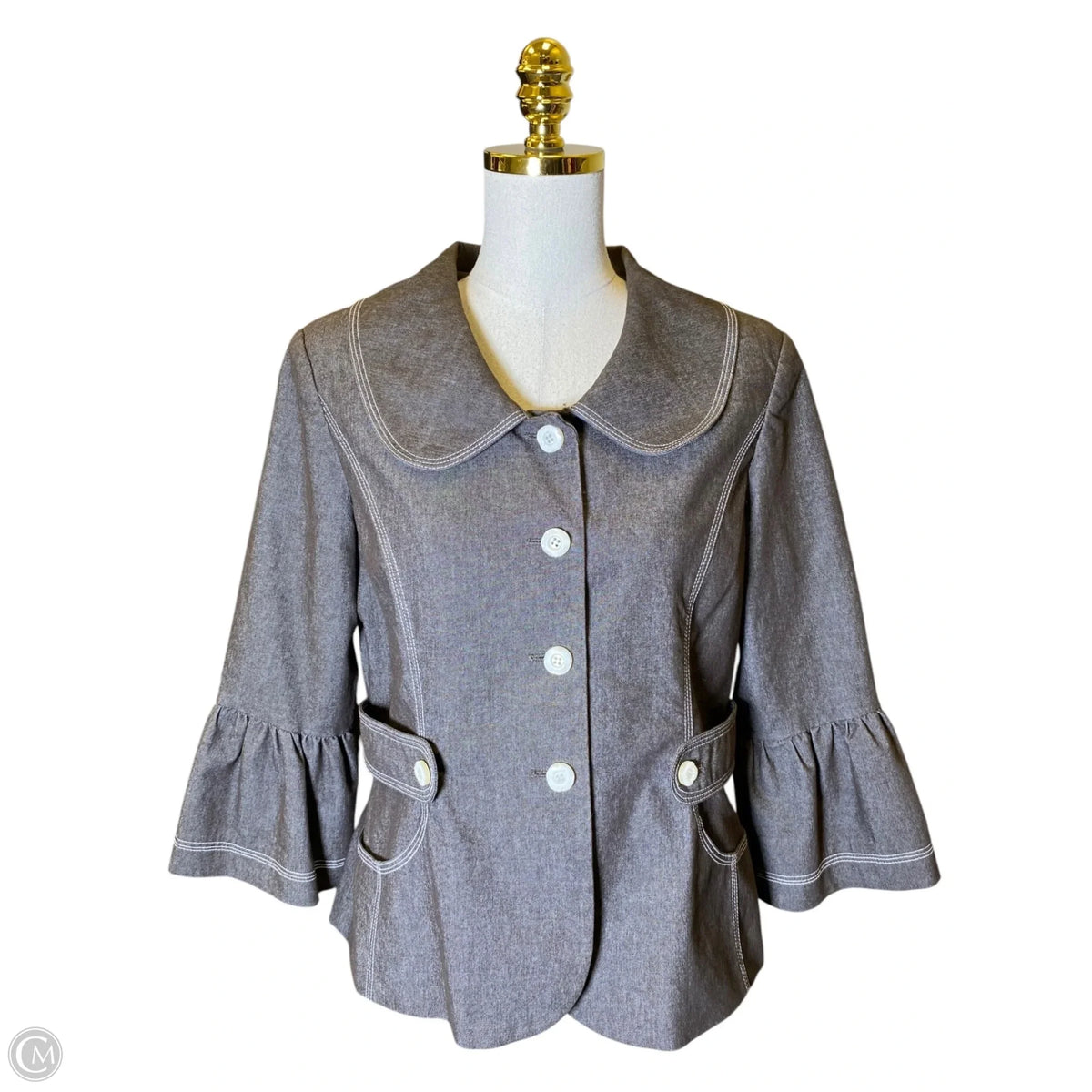 Coat Other By Clothes Mentor In Brown, Size: 12